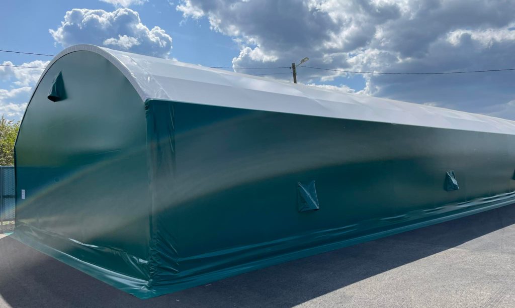 Finest-Halli roheline PVC hall Astro Service OÜ-le